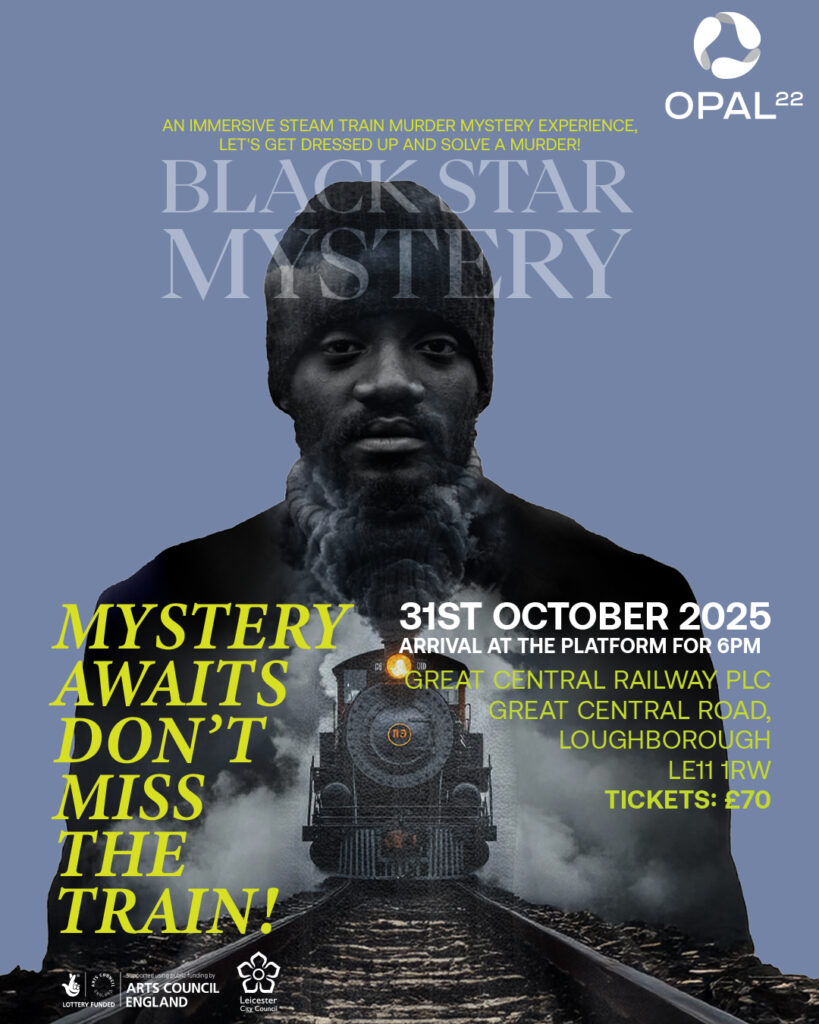 Black Star Mystery: Murder Mystery Steam train experience: poster